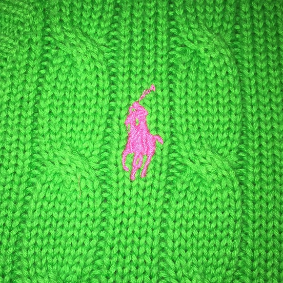 Sweaters - Ralph Lauren Polo Sport cable knit v-neck sweater